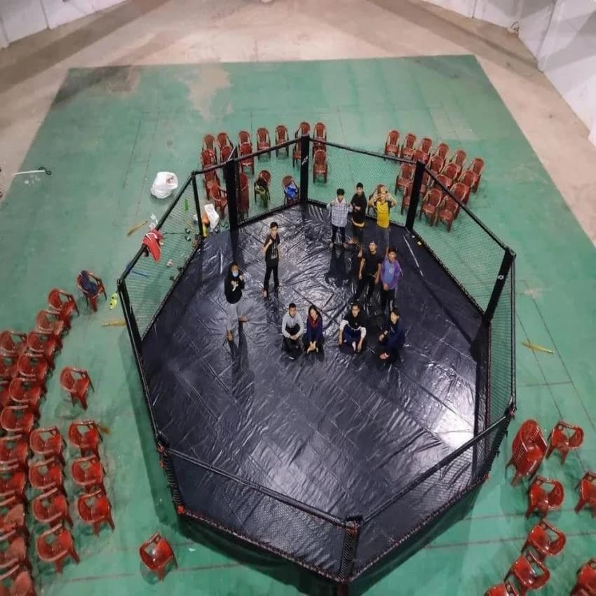 Multicolor mixed martial arts mma fight cage, Size: 30 Fit X 30 Fit