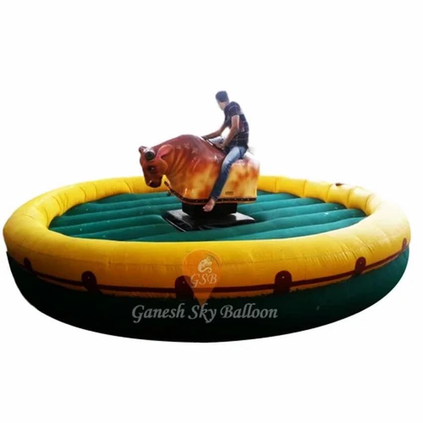 PVC Round Mechanical Bull Ride, For Amusement Park