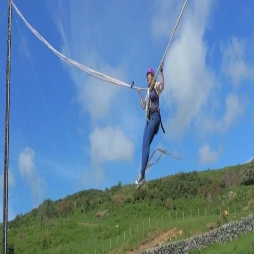 Fiber Mechanical Rides : Human Sling Shot