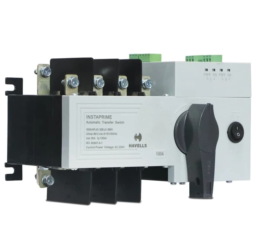 4 Pole Havells Automatic Transfer Switch, Three Phase