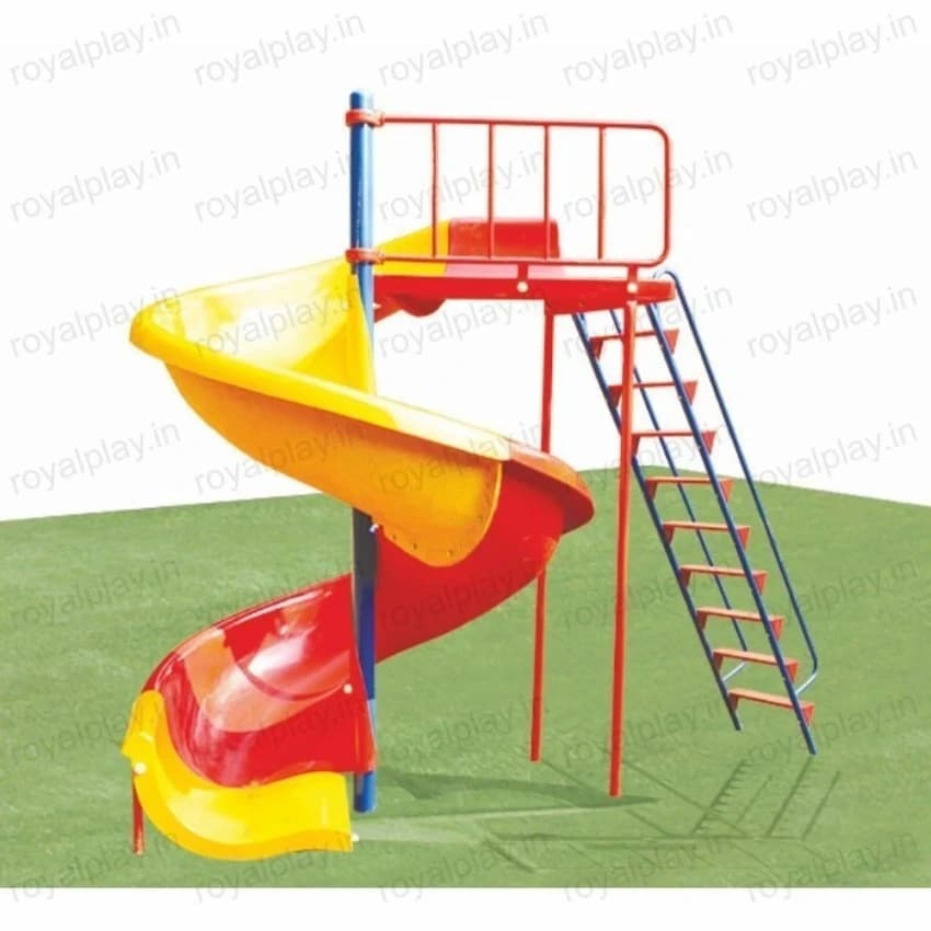 Playground Frp Spiral Slide