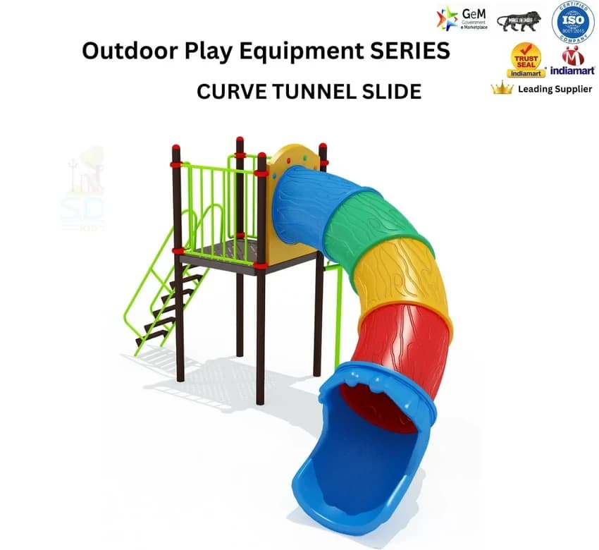 FRP SDMA Outdoor spiral slide