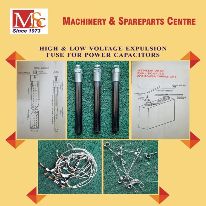 50 Amps Expulsion Type Fuses For Power Capacitors, 22 Kv Class