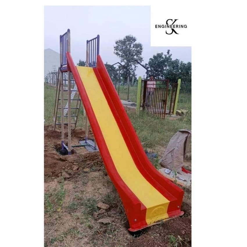 Outdoor Red FRP Standard Slide