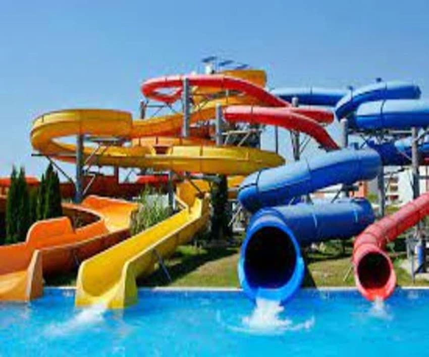FRP(fibre reenforced plastic) Pool Multi Lane Water Slides