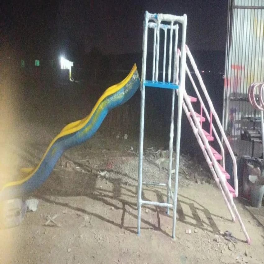 Yellow Frp wave slide