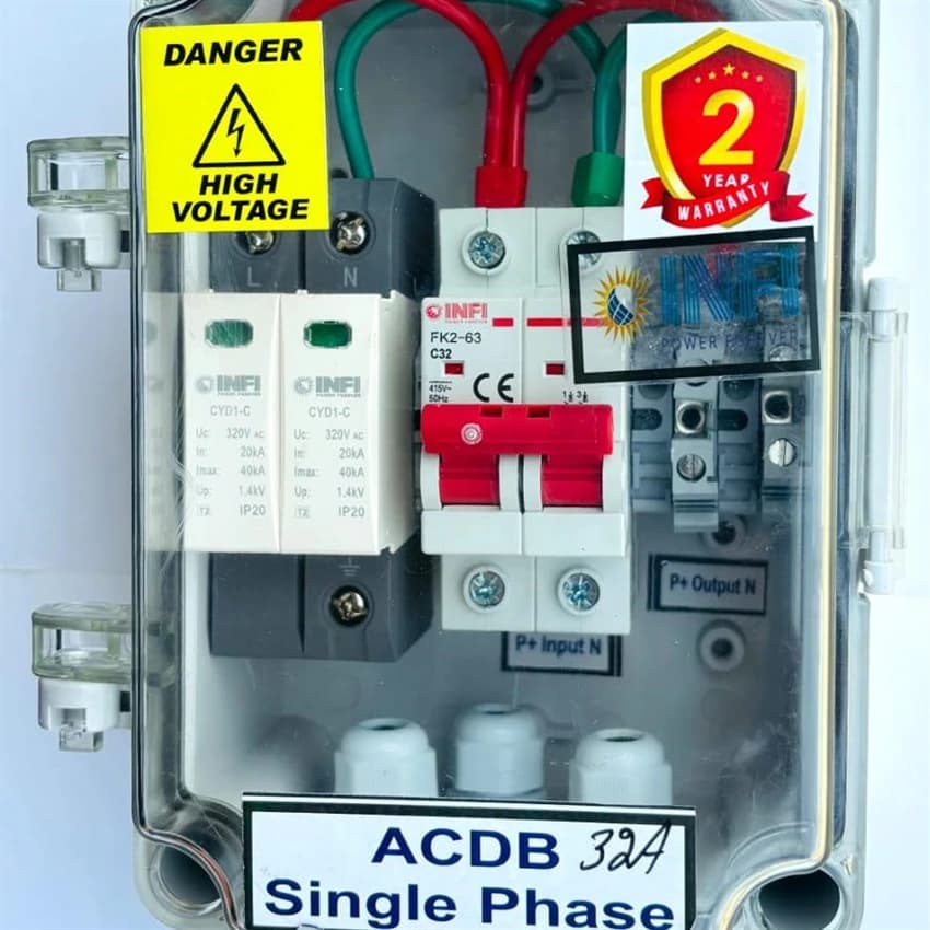 Acdb Single Phase 32amp