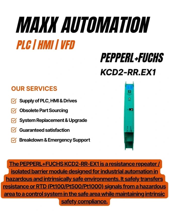 Pepperl+Fuchs KCD2-RR.EX1 Intrinsically Safe Isolated Relay Module