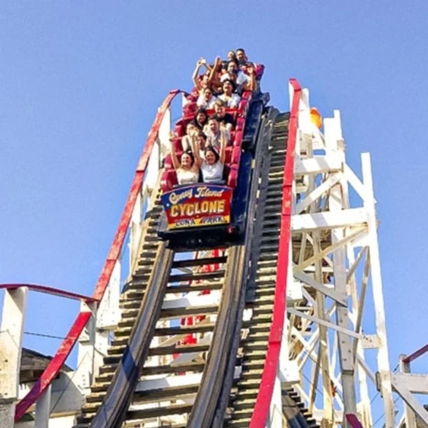 Cyclone Roller Coaster Ride