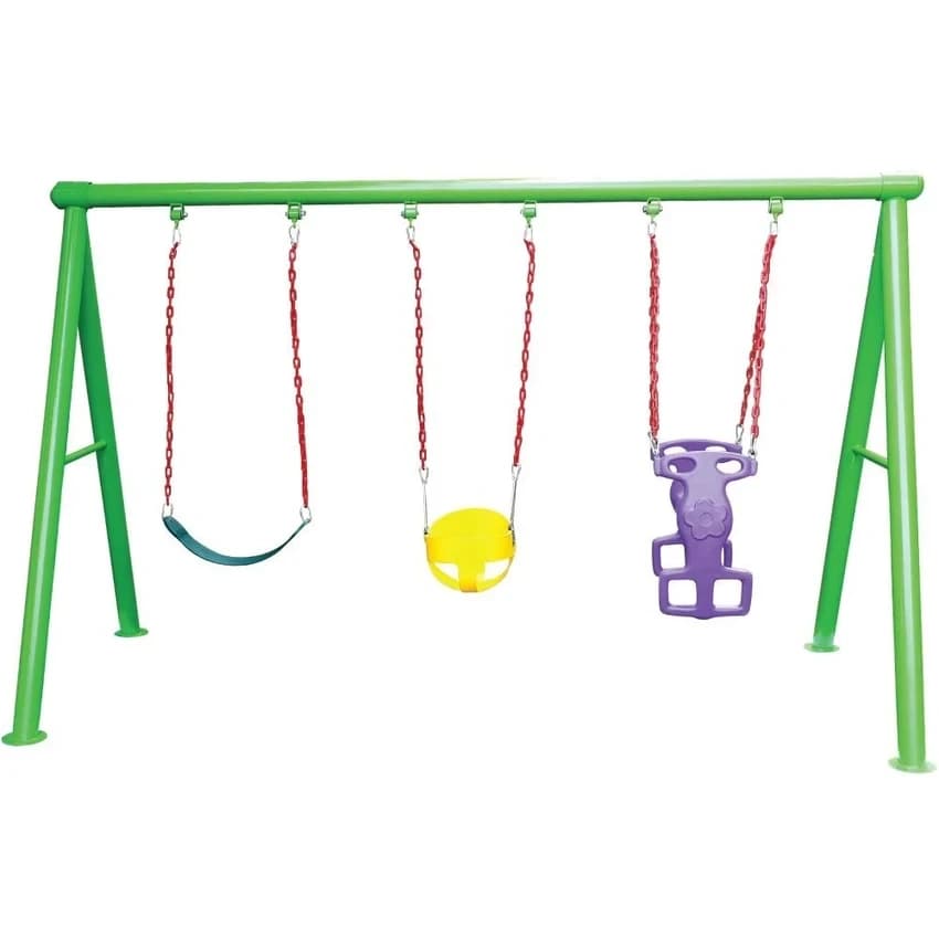 Triple Swing Set, 4 Seat