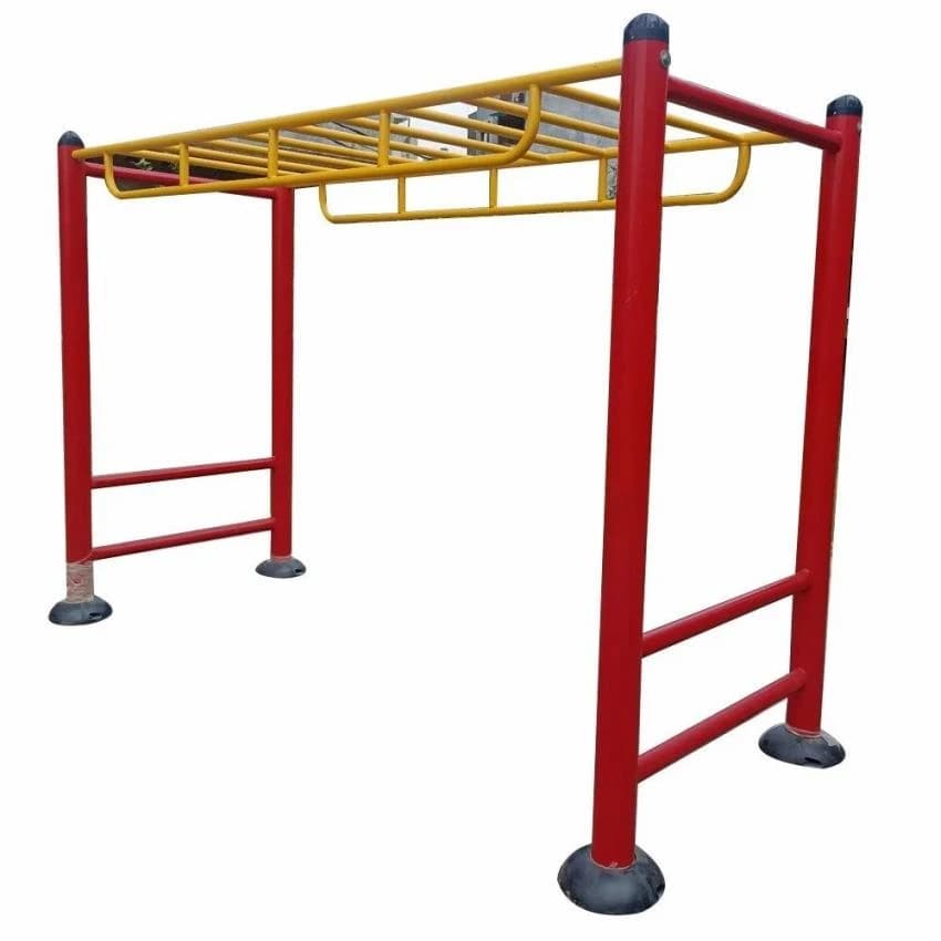 Red And Yellow Iron Outdoor Monkey Bar, For Playground, Capacity: 5 Children