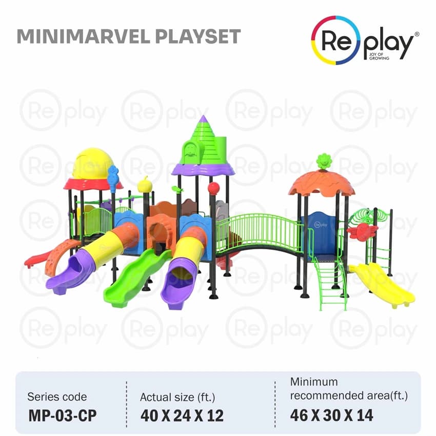 Replay Multiplay Playground Equipment, For Outdoor
