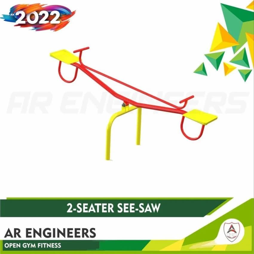 GI 2 Seater See Saw Single, in Outdoor