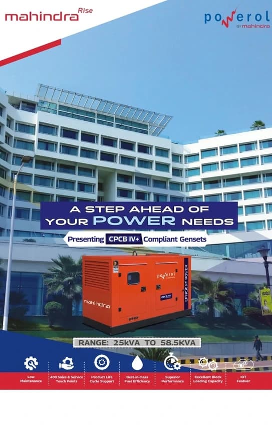 Diesel 30 Kva Mahindra Generator
