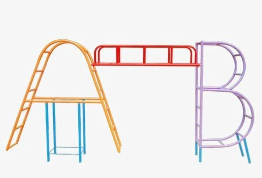 Playground A To B Climber, Mild Steel, 2.4 M (8 Ft)