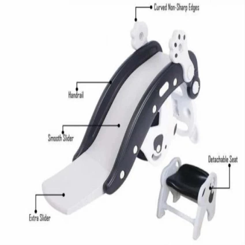 Plastic Curve 2 in 1 Rocking Panda Slide, Size: 36"" X 14.5"" X 20""