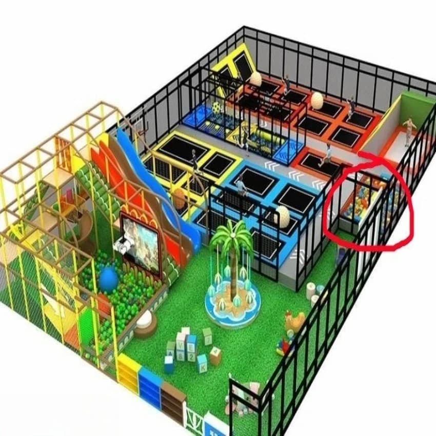 Indoor Foam Kids Soft Play Area