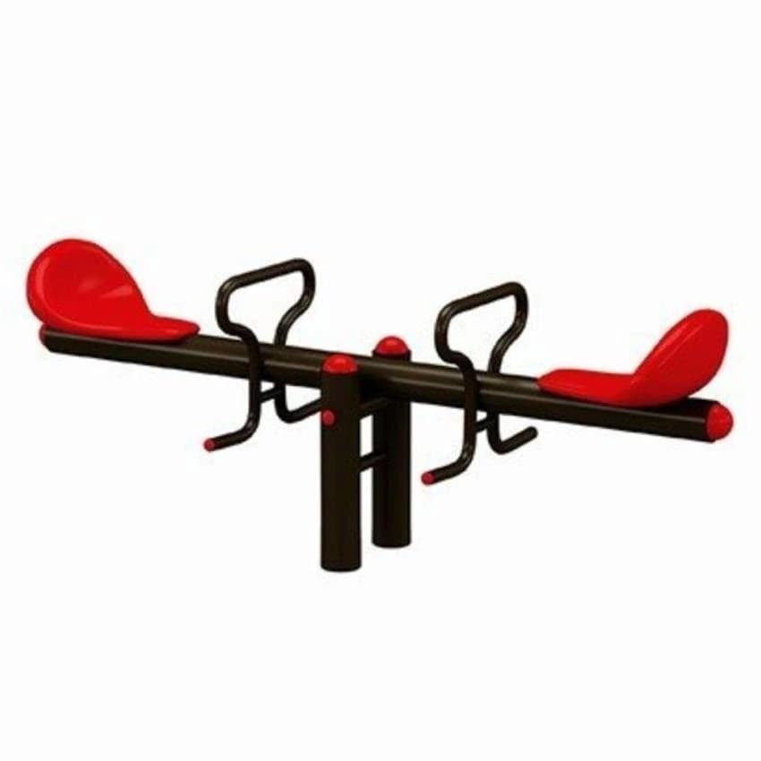 Red And Black FRP Kids Playground Seesaw, in Outdoor