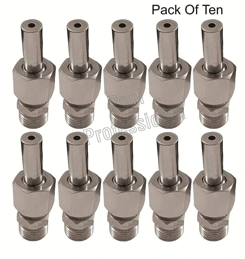 Brass Fountain Nozzle Adjustable Multi Direction Ball Joint Jet Water Sprinkler Spray Head