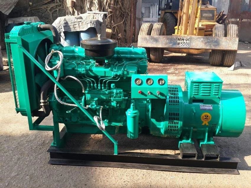 Three Phase 40 KVA Used Tata Cummins Soundproof Diesel Generator Set