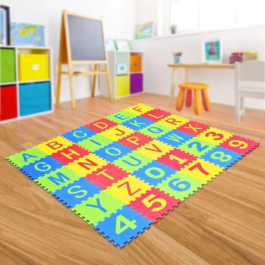 Alphanumeric Eva Mat Puzzle