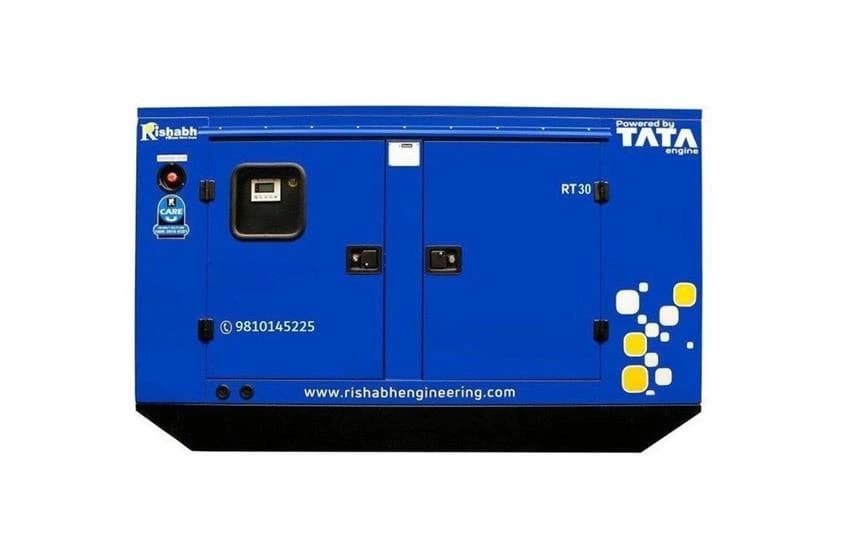Control Panel Industrial Diesel Generator 30 kVA Single Phase