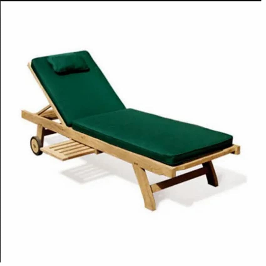 Green,Brown Designer Pool Lounger