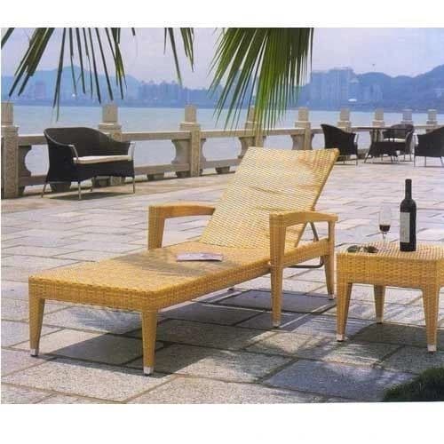 Wood & SS Swimming Pool Furniture