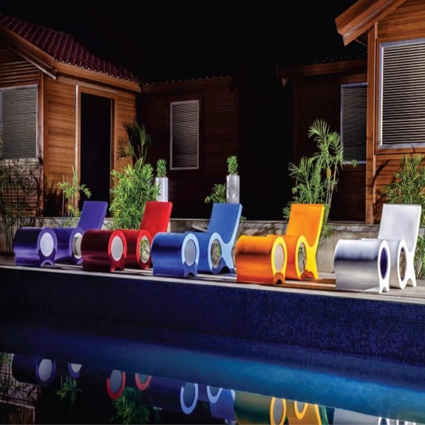 Many,5 Colours FRP Swimming Pool Chairs
