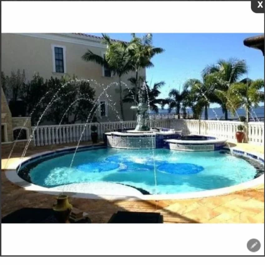 Stone Natural Swimming Pool Fountain, For Home