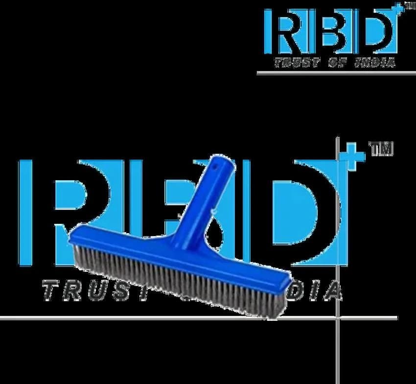 RBD Blue Pool Algae Brush, For Cleaning Purpose, Size: 10"