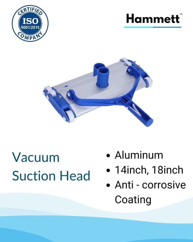 Blue PVC 14 Inch Swimming Pool Vacuum Head