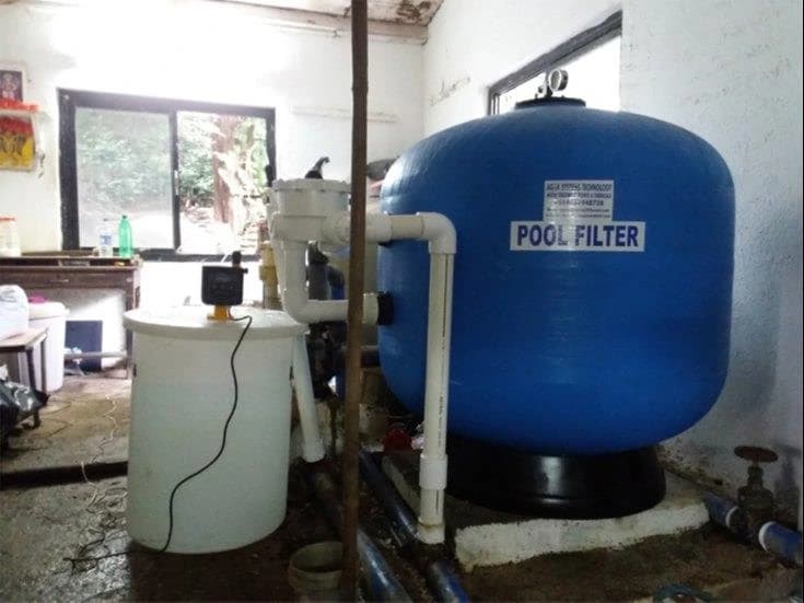 Emaux Fiber Glass Swimming Pool Filtration Plant