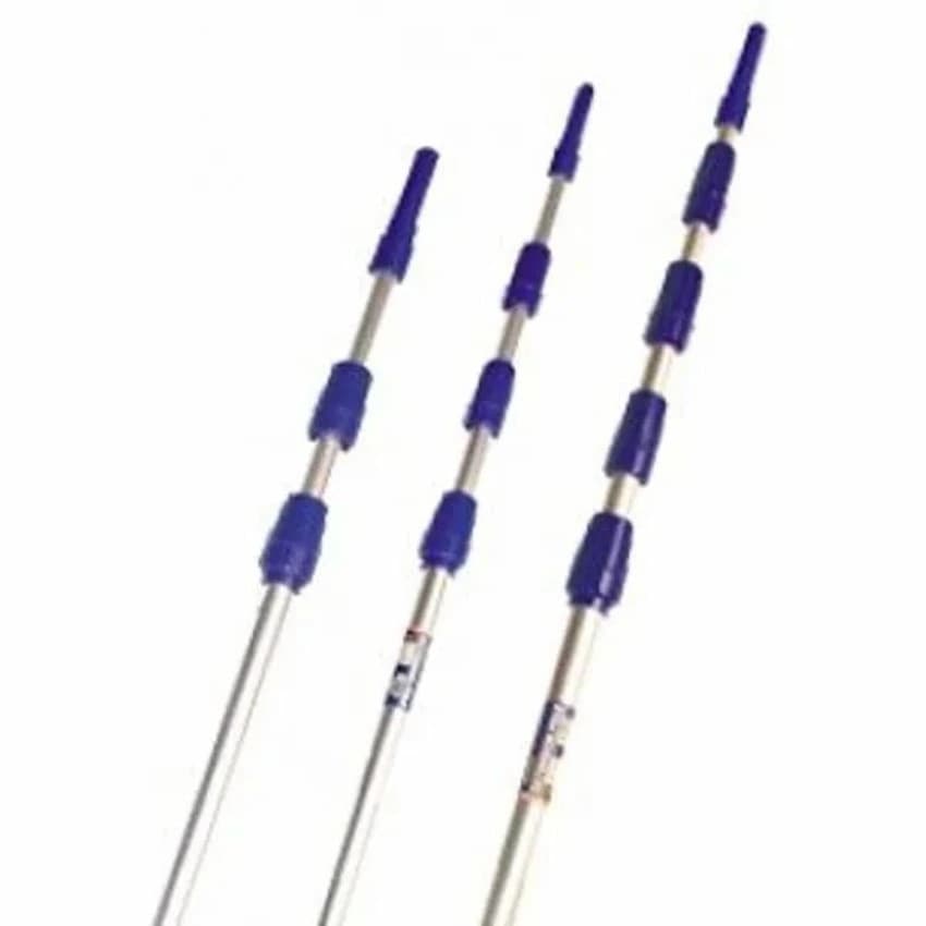 Blue Aluminium Telescopic Pole, For Pool Cleaning