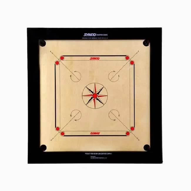 Synco Carrom Champion Genius 20mm Full Size Carrom Board