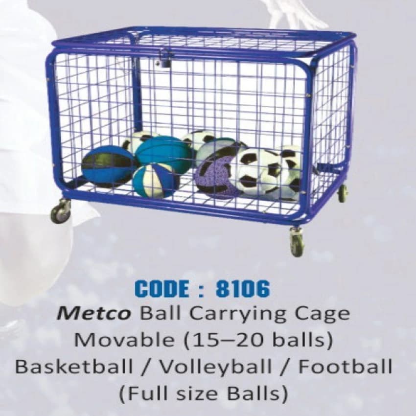 Iron Metco Ball Carrying Cage Movable