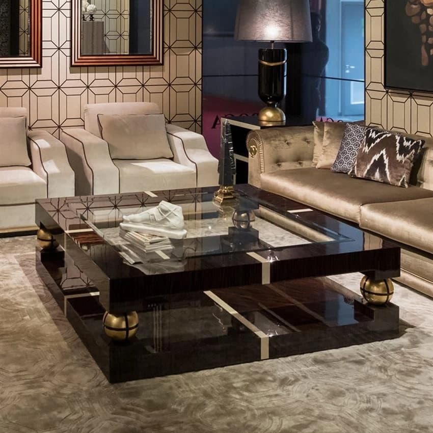 Rectangular Wooden Center Table