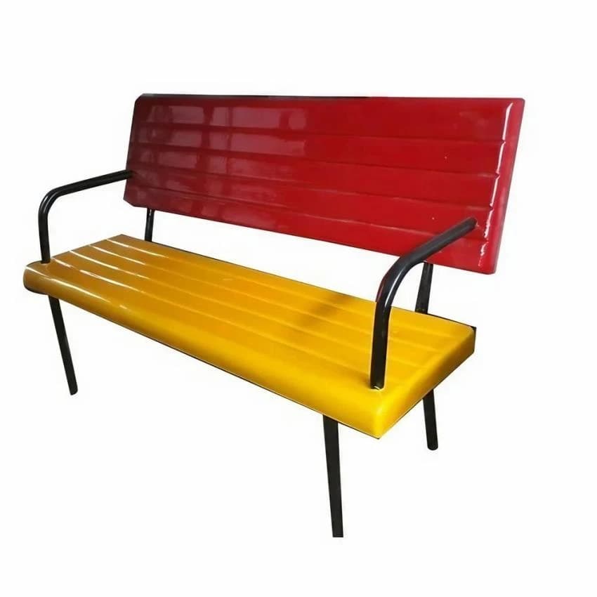Modern 3 Seater FRP Garden Benches, With Back
