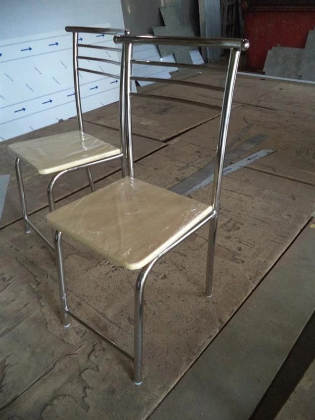 Silver Stainless Steel Chair