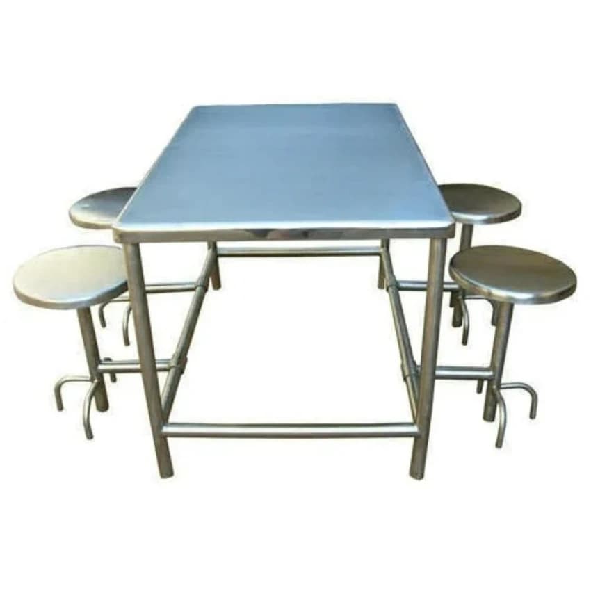 Stainless Steel Dining Table (4 Seater )