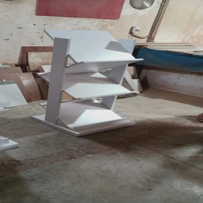 Wooden Magazine Display Stand, For Office & School