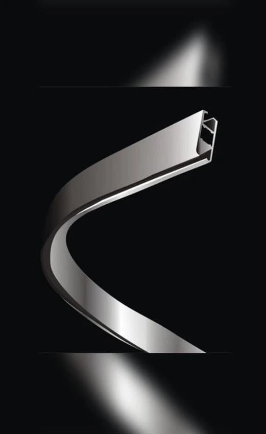 Aluminium Curved Hospital Cubicle Curtain Tracks