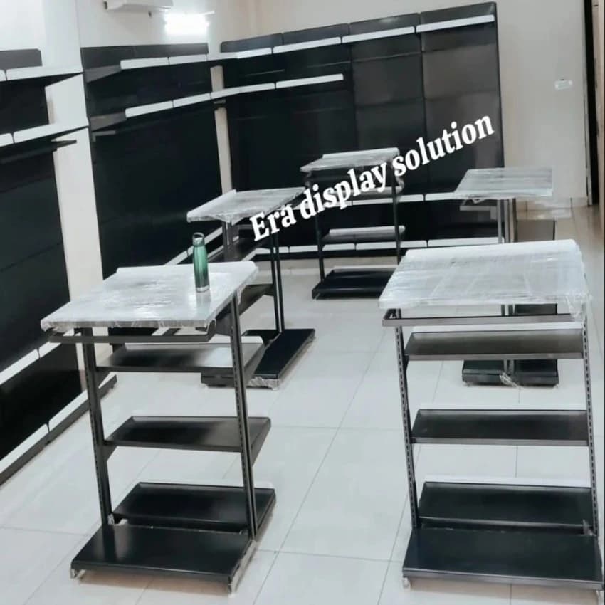 Black Best Adjustable Garment Rack Manufacturers in India, For GARMENTS