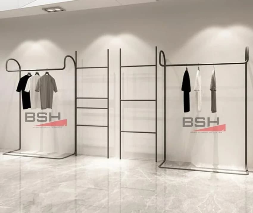 Garment Stand Hanger, Number of Tiers: 4, Mild Steel