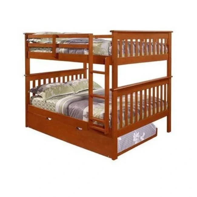 Pine Wood Queen Size Bunk Bed