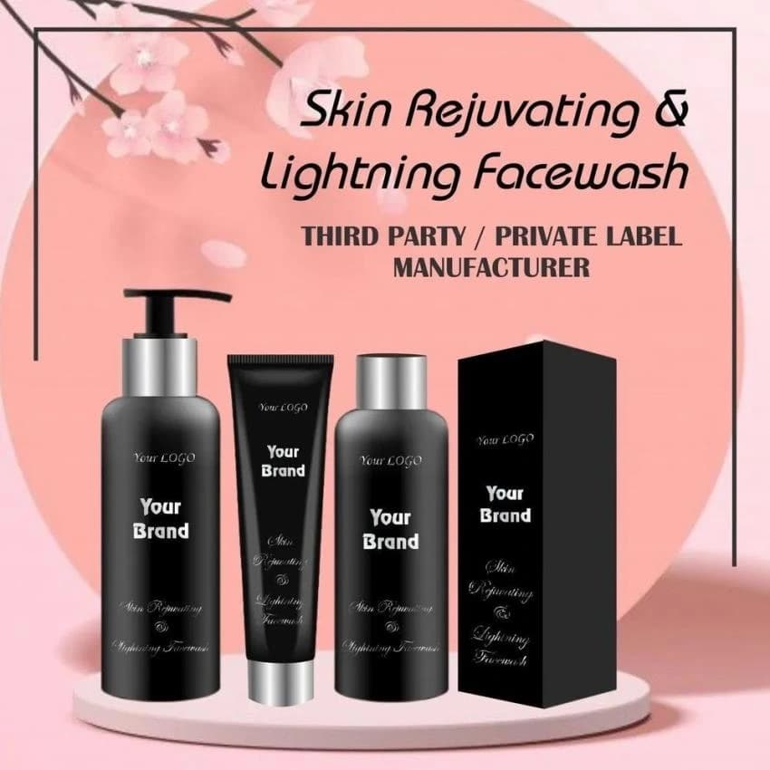 Skin Rejuvating And Lightning Face Wash Third Party Manufacturing, Gel, 200 ml