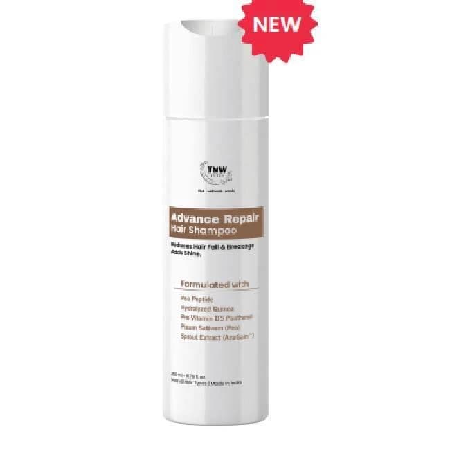 TNW Advance Repair Shampoo | Reduces Hair Fall & Adds Shine | Sulfate-Free | 200ml