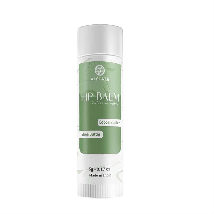 Alglaze Lip Balm With Jojoba Oil & Shea Butter | Hydrates, Softens & Adds Shine | 5g