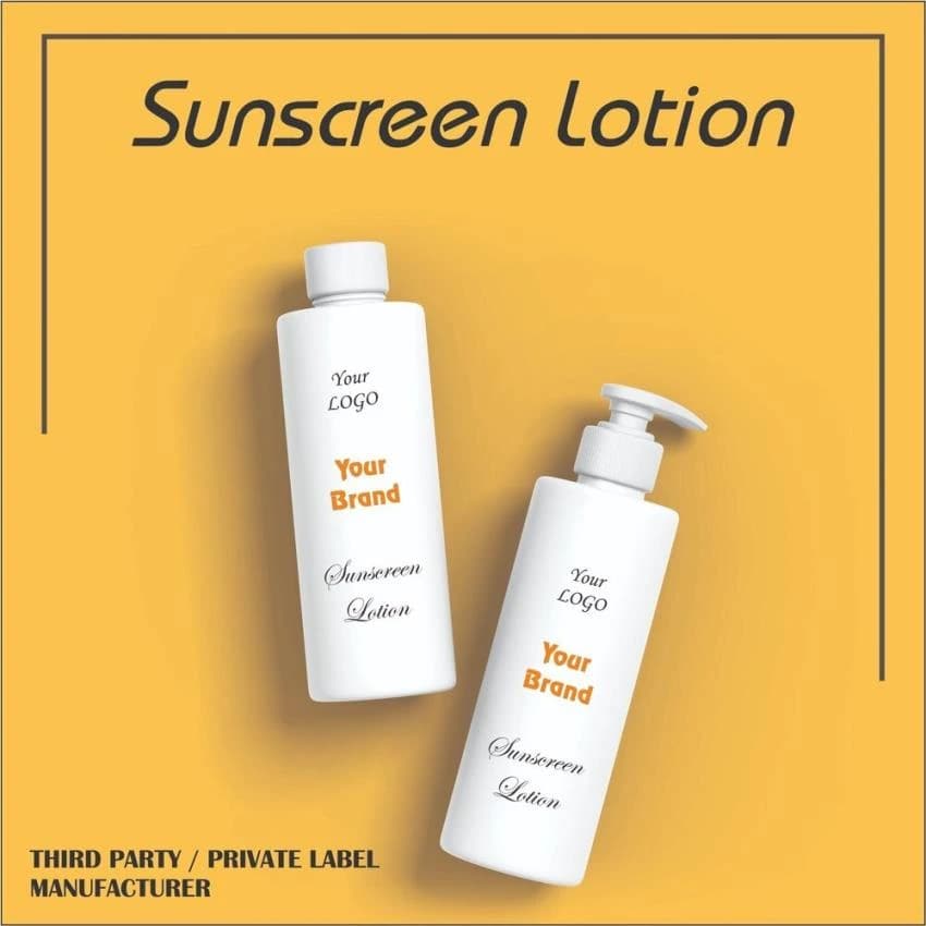 Sunscreen Lotion Third Party Manufacturing, 150 ml