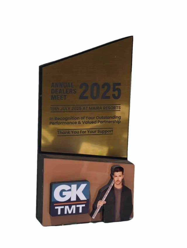 Wooden Award Momento, Size: 10-15 Inch
